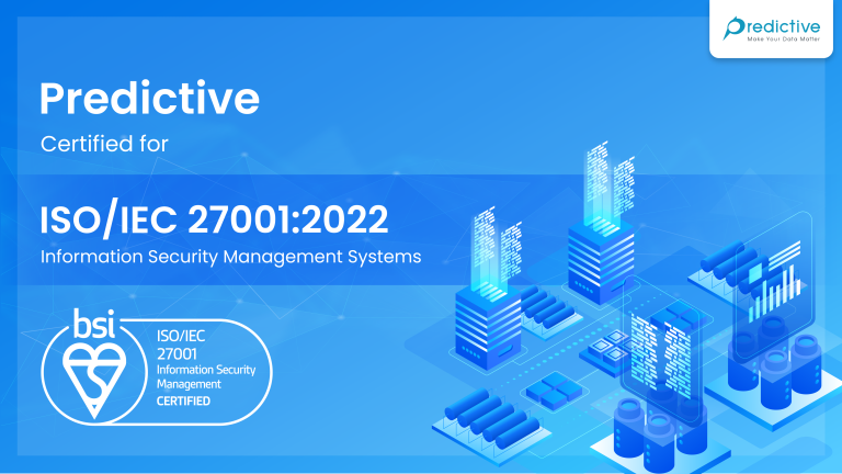 Predictive is certified ISO27001:2022