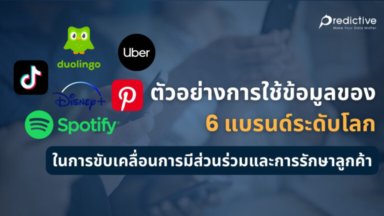 ตัวอย่างการใช้ข้อมูลของ 6 แบรนด์ระดับโลกในการใช้ข้อมูลเพื่อกระตุ้นการมีส่วนร่วมและการรักษาลูกค้า