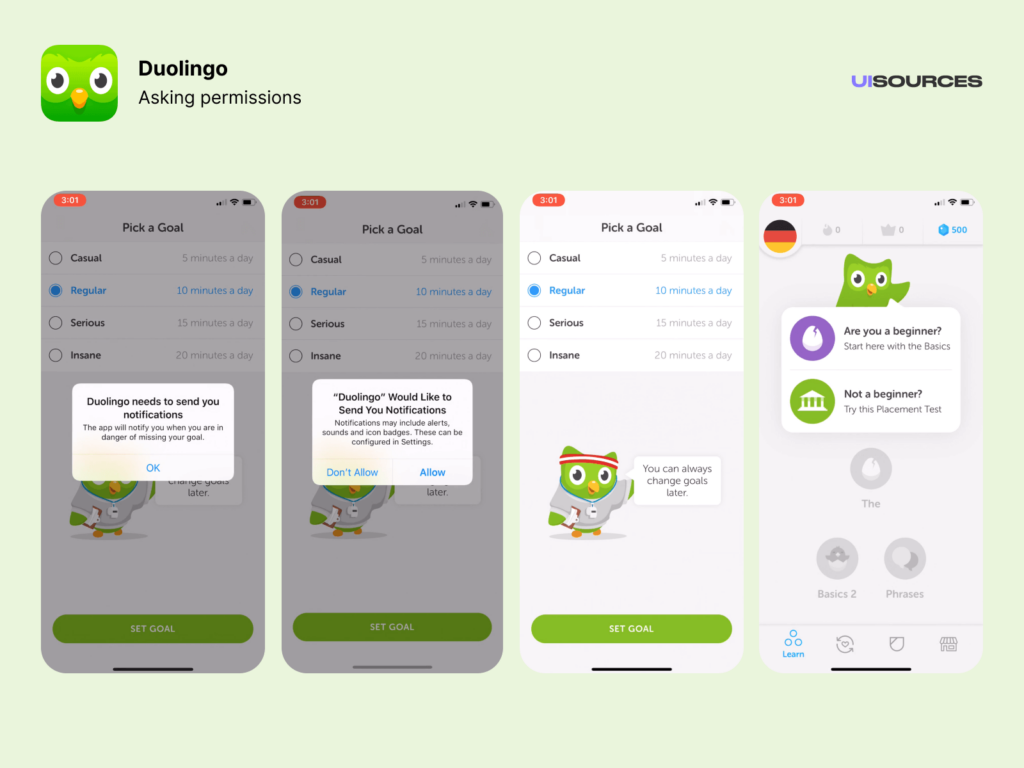 Duolingo Onboarding App
