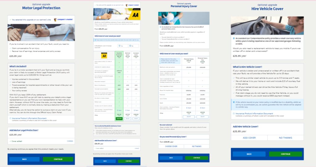 ตัวอย่าง Multi page form จาก Admiral