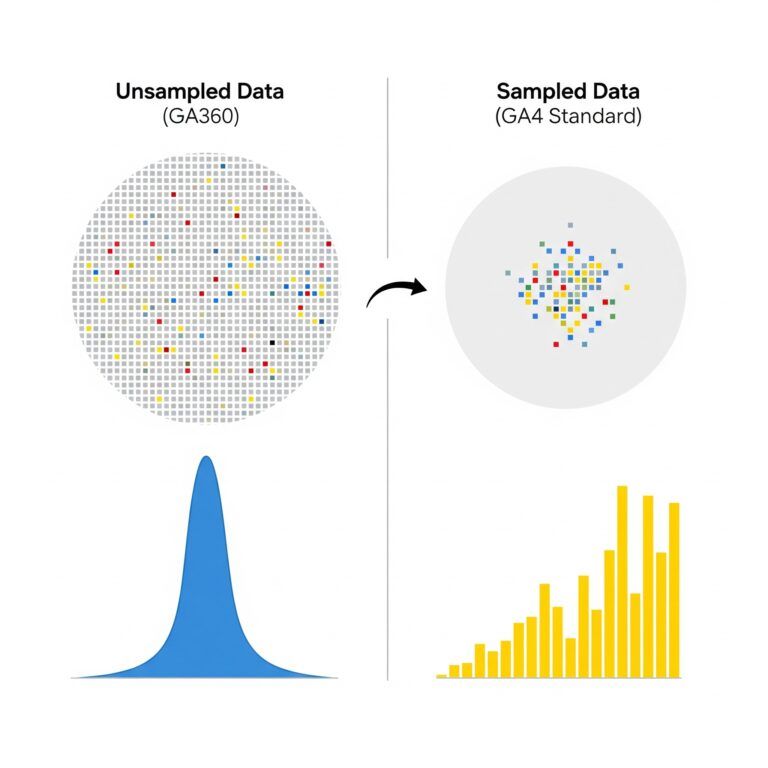 Unsampled vs sampled data