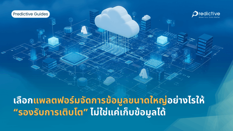 วิธีเลือกแพลตฟอร์มจัดการข้อมูลขนาดใหญ่