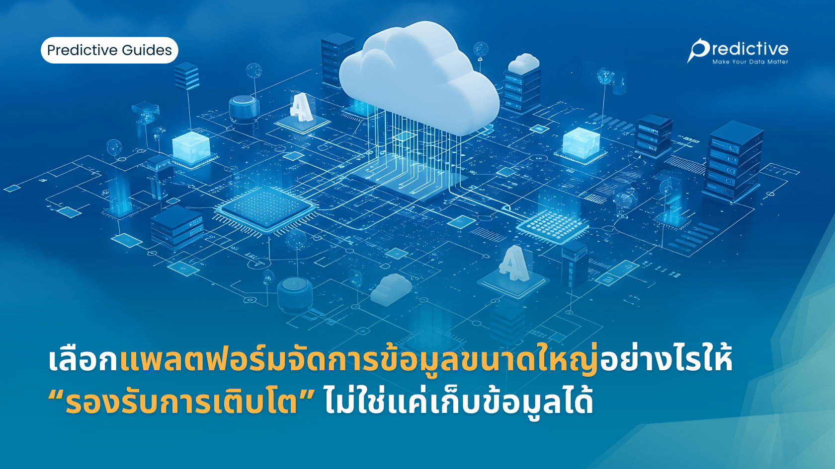 วิธีเลือกแพลตฟอร์มจัดการข้อมูลขนาดใหญ่