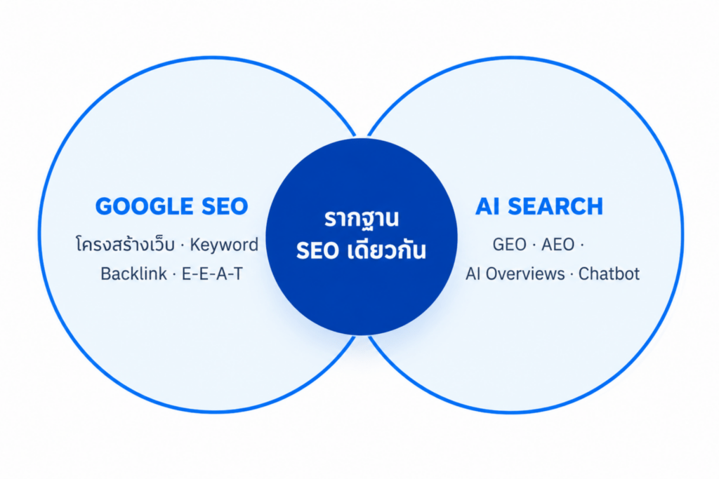Google SEO และ AI Search